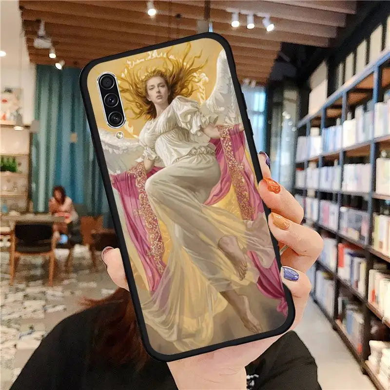 

Wing Angel Girls newly arrive Phone Case For Samsung galaxy S 7 8 9 10 20 edge A 6 10 20 30 50 51 70 note 10 plus