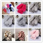 Чехол с мехом кролика для Samsung Galaxy M31S A21S M31 M51 M01 A01 Core Samsung S30 S21 Plus, ультратонкий Пушистый Плюшевый чехол-накладка с кроличьим мехом