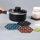 1 шт. стильная Скандинавская Шестигранная устойчивая к пятнам Подставка под обеденный стол противоскользящая Подставка под чашку подставка под чашку коврик кухонное приспособление