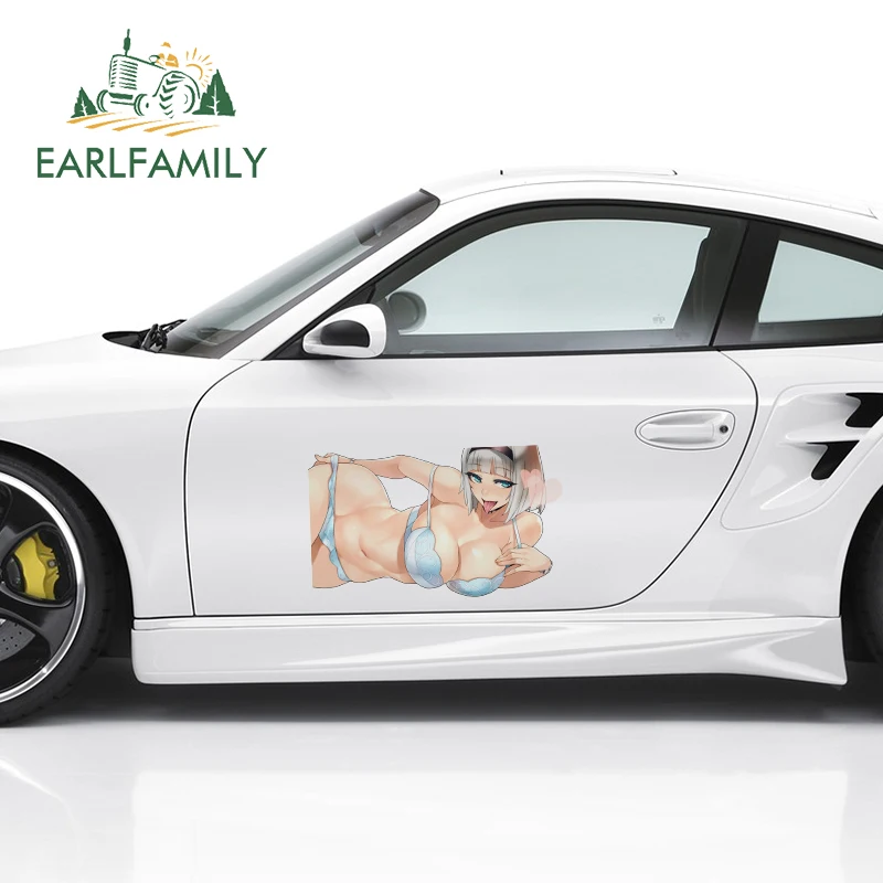 EARLFAMILY 43 см x 24,8 см для Nishikinomiya Anna аниме забавные автомобильные наклейки креативная наклейка Водонепроницаемая Солнцезащитная виниловая пленка для автомобиля