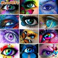 ruopoty diy painting by numbers for adults eyes 60x75cm oil paint by numbers on canvas figure frameless home decor