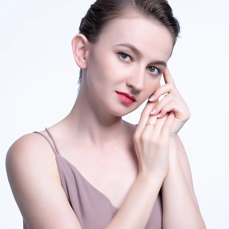 ORSA JEWELS кольцо чистый 925 Серебряные Регулируемые кольца для Для женщин 4 стиль Дополнительный синий и ясно AAAA фианит укладки вогнутые кольца ювелирные изделия SR140