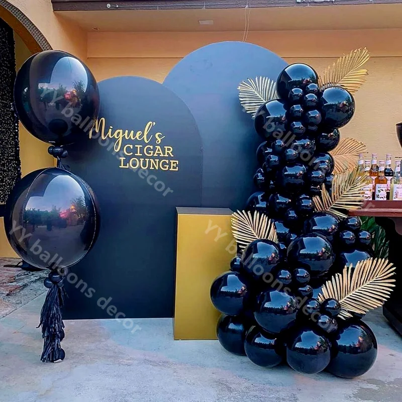 

Latex Black Balloons Birthday Party Globos Balloons Garland Arch Kit 5/10/12/18 Inch Decorations Adult Wedding Decoration Helium