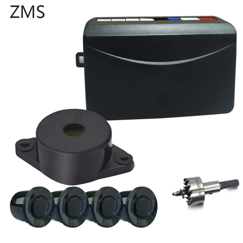 Автомобильный парктроник без дисплея с 4 датчиками парковочная система Smartour