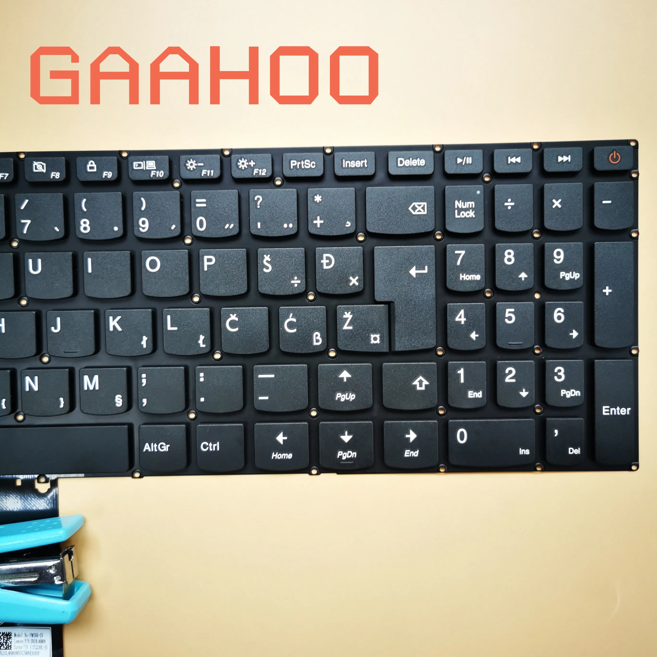 Клавиатура SV для Lenovo IdeaPad 110 15 15ACL 15AST 15IBR NE черная клавиатура ноутбука клавиша