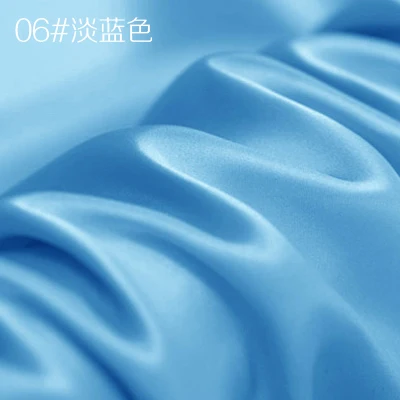 Шелк тутового шелкопряда креп атласная ткань для платья Cheongsam ширина 114 см одежда ткань для DIY шитья 90 чистый цвет горячая распродажа - Цвет: 6