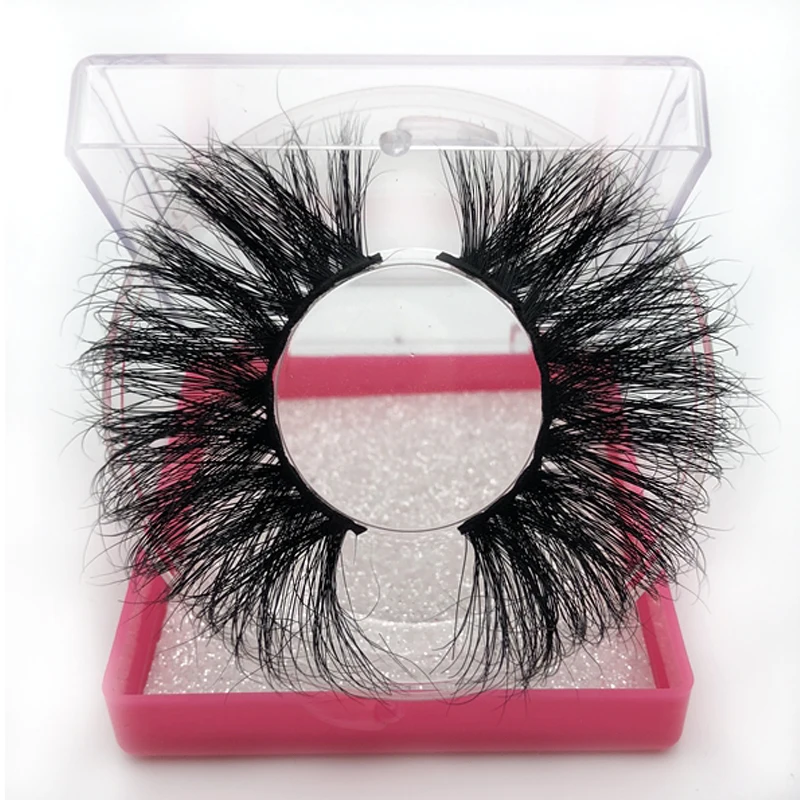 Cruelty free 100% Handmade Thick soft Natural 25mm False Mink Eyelashes Crisscross Makeup Dramatic Long Lashes | Красота и здоровье