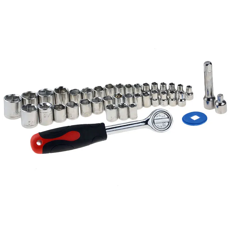 40 шт. набор инструментов для ремонта автомобиля антикоррозийный храповой Ключ