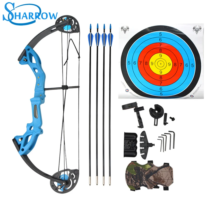Стрельба из лука 5 цветов 15 29 фунтов комбинированный лук полная конфигурация