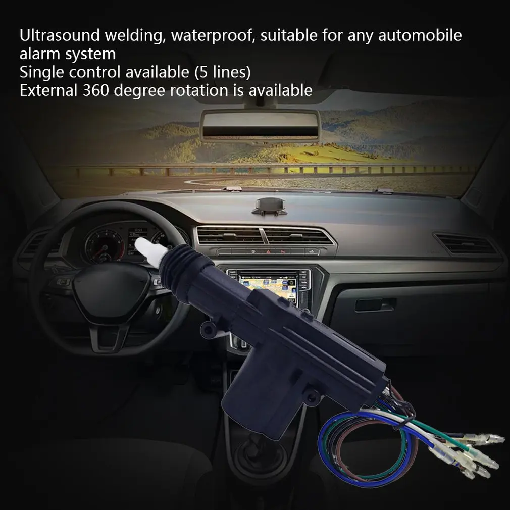 2020 Новый 12 в центральный дверной замок с 2 проводами привода для автомобиля