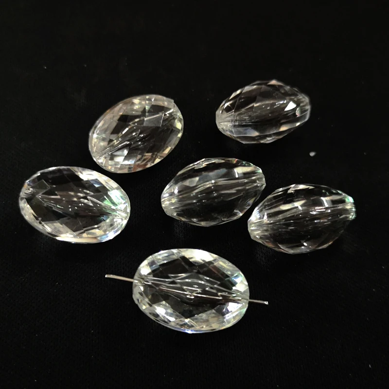 

25mm*18mm*16mm 130pcs/bag Clear Irregular Faceted Acrylic Beads /Jewelry Accessories/DIY Hand Made /Finding Beads