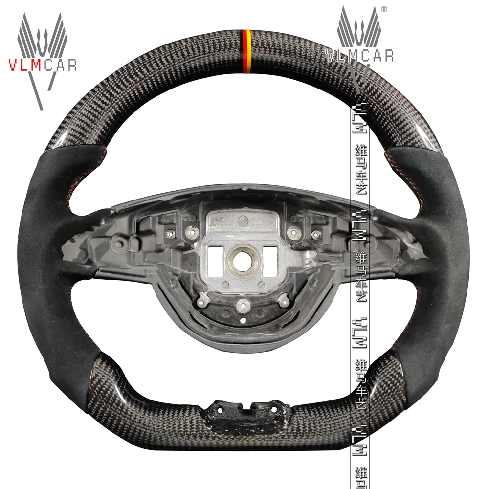Частный изготовленный на заказ руль из углеродного волокна для c класса W205 / CLA