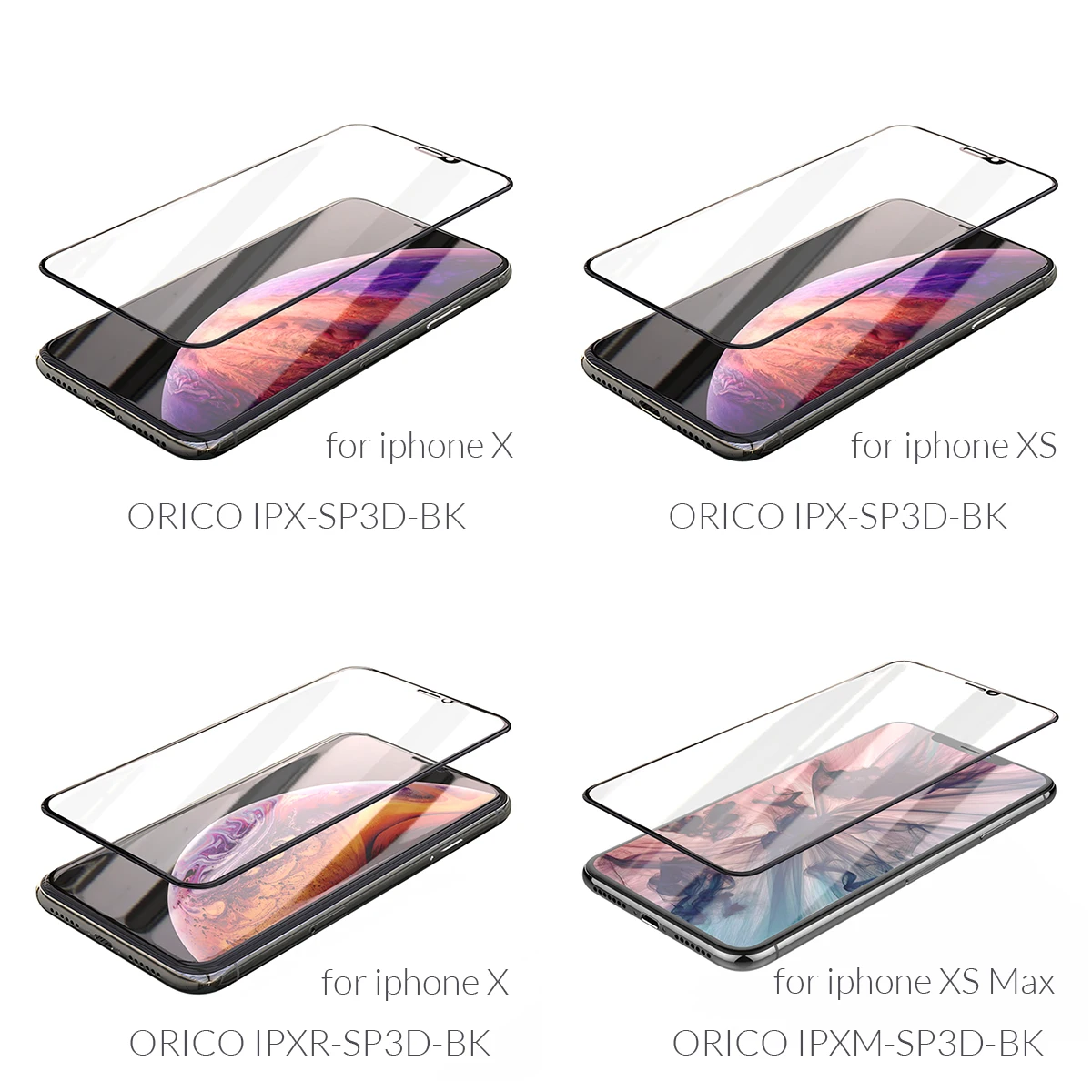 ORICO антишпионское Защитное стекло для экрана для iphone XR X XS закаленное стекло защита конфиденциальности