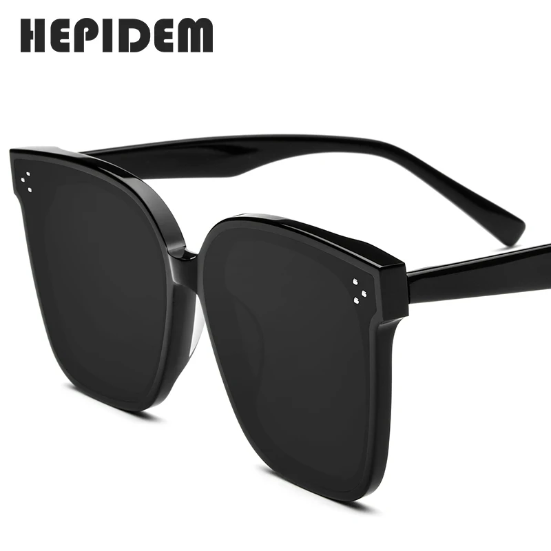 HEPIDEM 2020 новые ацетатные Круглые Солнцезащитные очки Ретро Мужские нежные модные