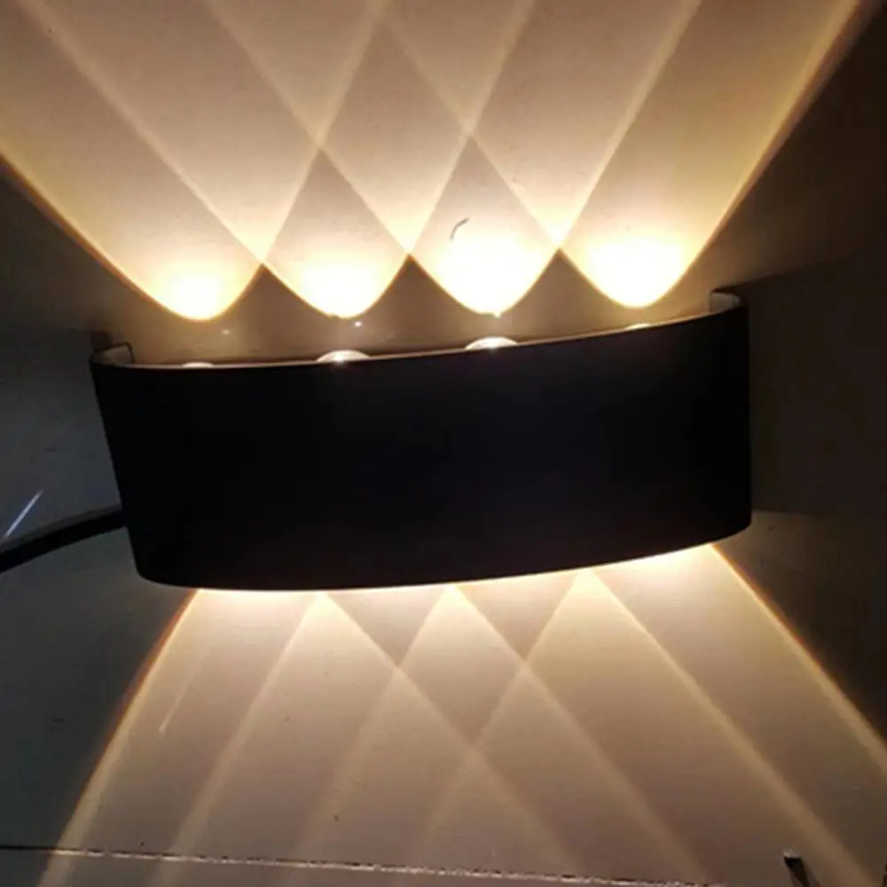 Скандинавский светодиодный настенный светильник алюминиевый водонепроницаемый