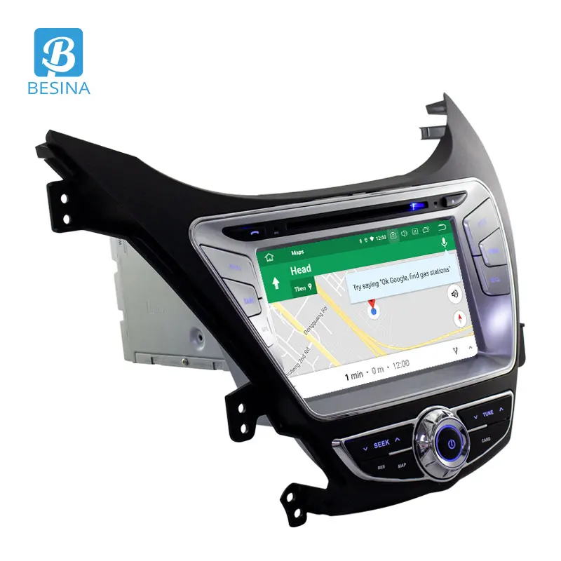 Автомобильный DVD-плеер Besina Android 10 0 для HYUNDAI ELANTRA/i35/AVANTE 2010 2011 2012 2013 GPS стерео