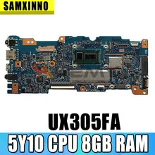 UX305FA With 5Y10 CPU 8GB RAM Mainboard REV 2.0 For ASUS UX305 UX305F UX305FA Laptop Motherboard 100% Tested free shipping