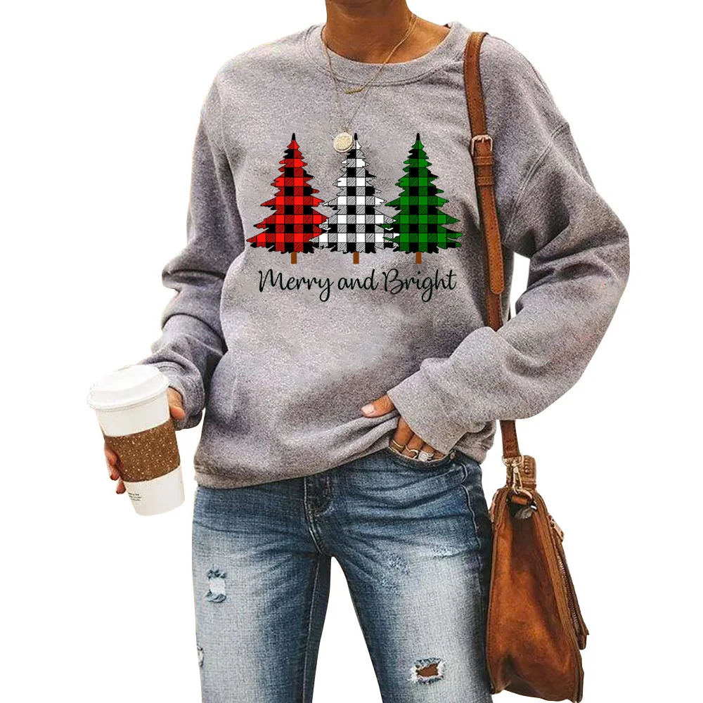 

Mary and bright printed long sleeve sweater