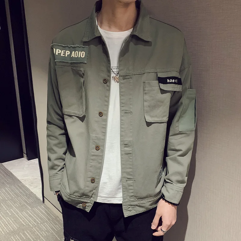 Осенняя куртка зимняя новая мужская Молодежная Повседневная модная камуфляжная