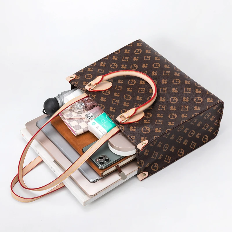 

Fashion Printing Design Luxury Matching Phopping Bag Leisure Women Shoulder MessengeLarge Capacity Shopping Bag PU Handbag