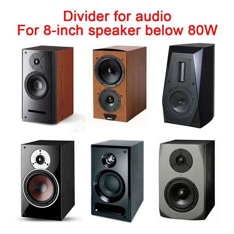 2PCS 2-Way 2 Unit Hi-Fi o Speaker Frequency Divider Stereo Crossover Filters | Электроника