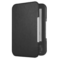 pu leather flip folio netic e book cover for amazon kindle 3 3rd reader keyboard sn ereader protective case black