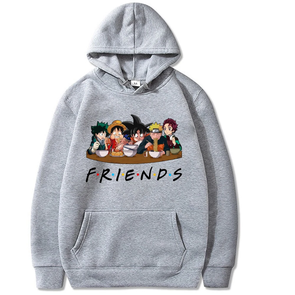 

Streetwear Anime My Hero Academia men/womens Print Harajuku Friends Demon Blade Oversized boy/girls Hoodies Sweatshirts tops