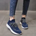 Женская противоскользящая износостойкая спортивная обувь для женщин на открытом воздухе повседневная обувь с сетчатым верхом, обувь для пробежки, на шнуровке; Дышащие кроссовки горные # g30