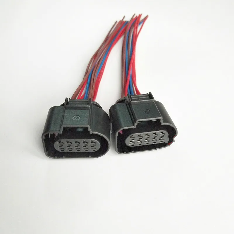 

10Pin Car door lock block gearbox plug harness connector with wire for Volkswagen Magotan CC golf For Audi A6L A4L 4H0 973 715