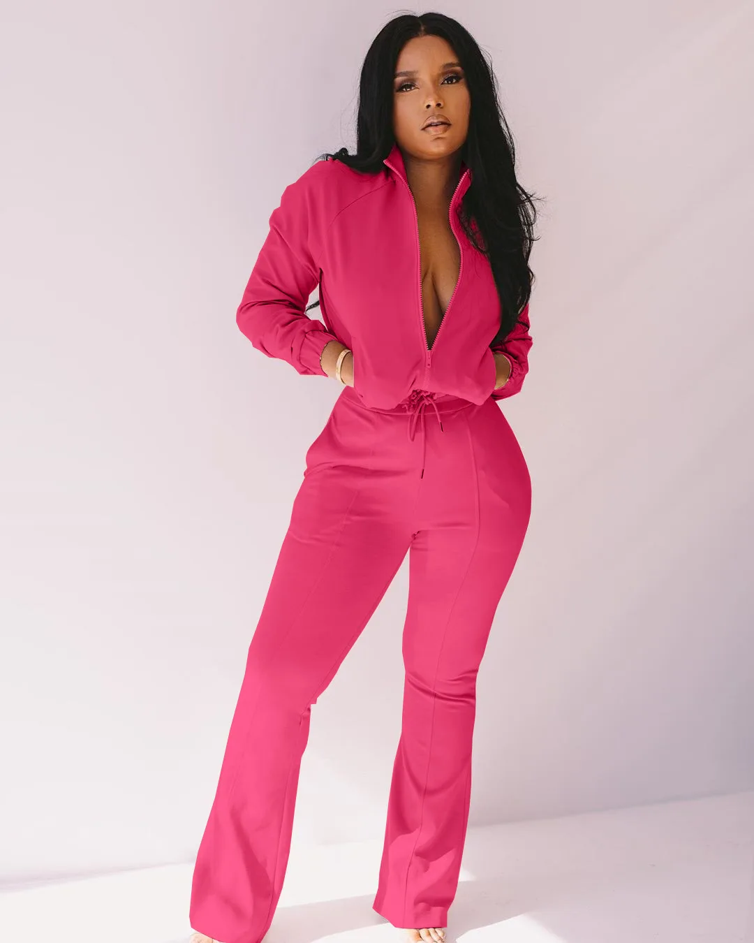 

Fashion Women Autumn Winter Tracksuit Jumpsuit Casual Streetwear Rompers Zip Up Female Outfit Women One Piece Jumpsuits