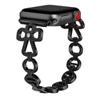 Металлический ремешок из нержавеющей стали для Apple Watch 7 4 5 6 SE Band 42 мм 44 мм 41 мм 45 мм, браслет с бабочкой и бриллиантами для iwatch Series 3 38 42 мм