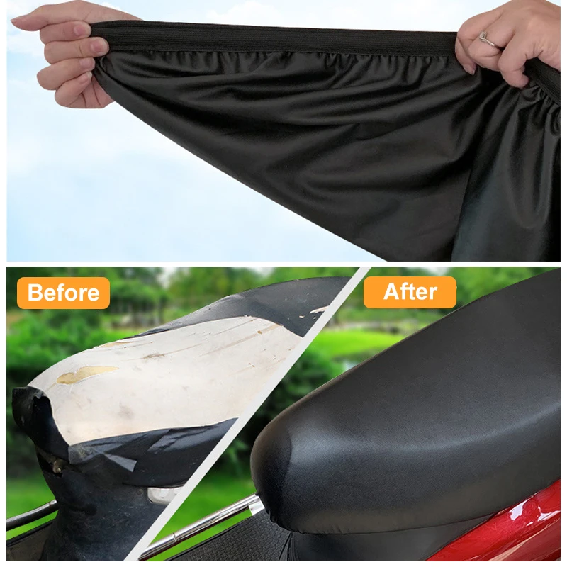 Мотоциклетная красивая накидка на сиденье для защиты от солнца, водонепроницаемая с трехмерной сеткой и аксессуарами.