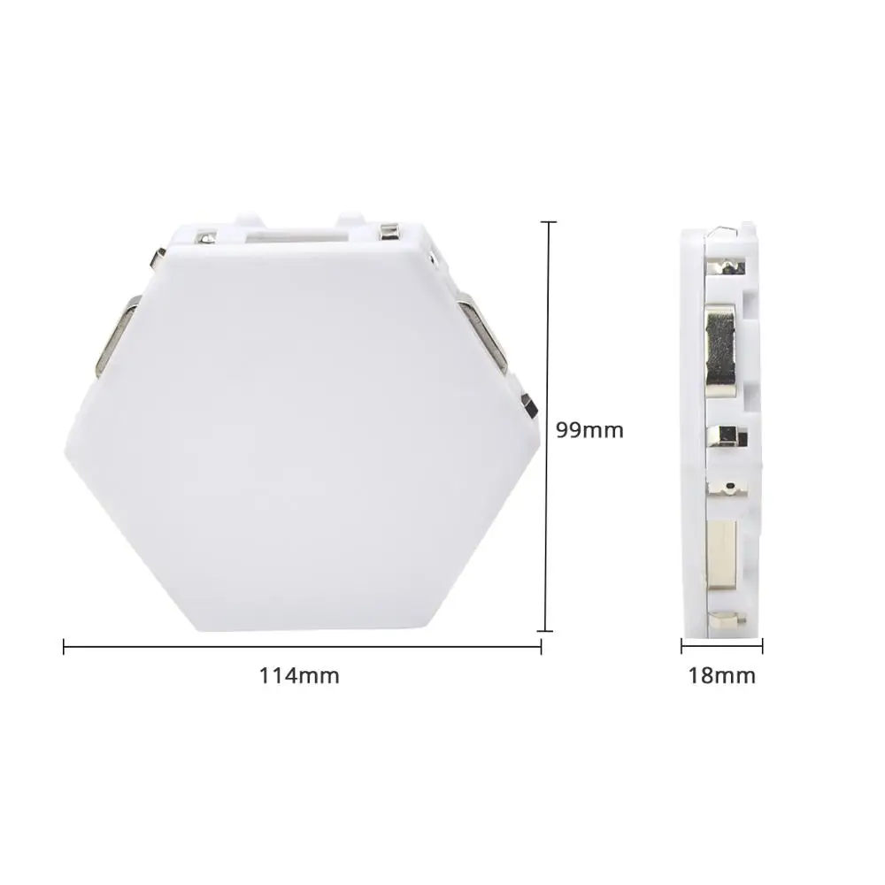 Креативный шестиугольный фон ZK30 для украшения стен светодиодная лампа гостиной