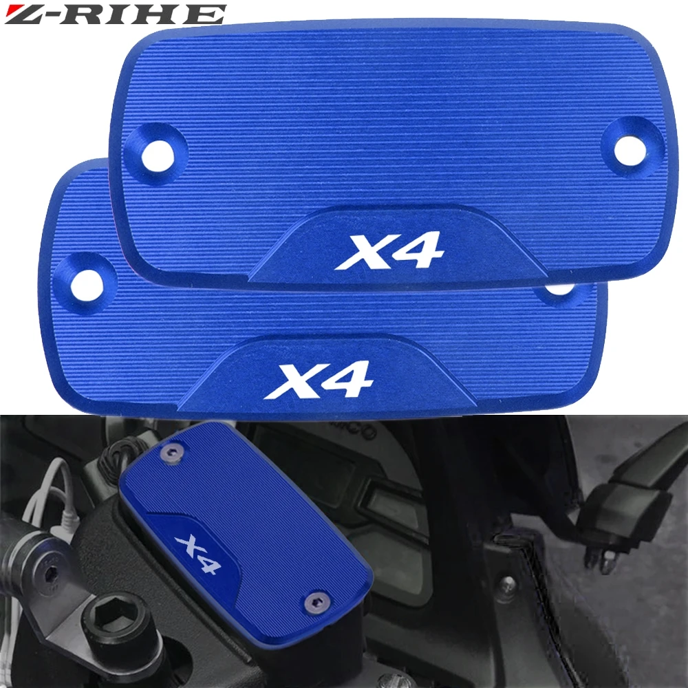 

ZRIHE Motorcycle Accessories CNC Aluminum Brake Reservoir Fluid Cap Pump Cover Fluid reservoir cap FOR Honda X4 1998-2004 2003