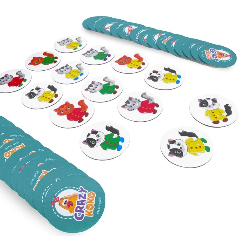 Игра с фишками Crazy Koko &quotСкажи &quotМяу&quot быстрее всех&quot|Настольные игры| |