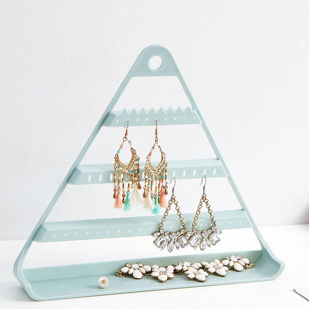 Ювелирные изделия в форме треугольника стеллаж для хранения серьги висячий