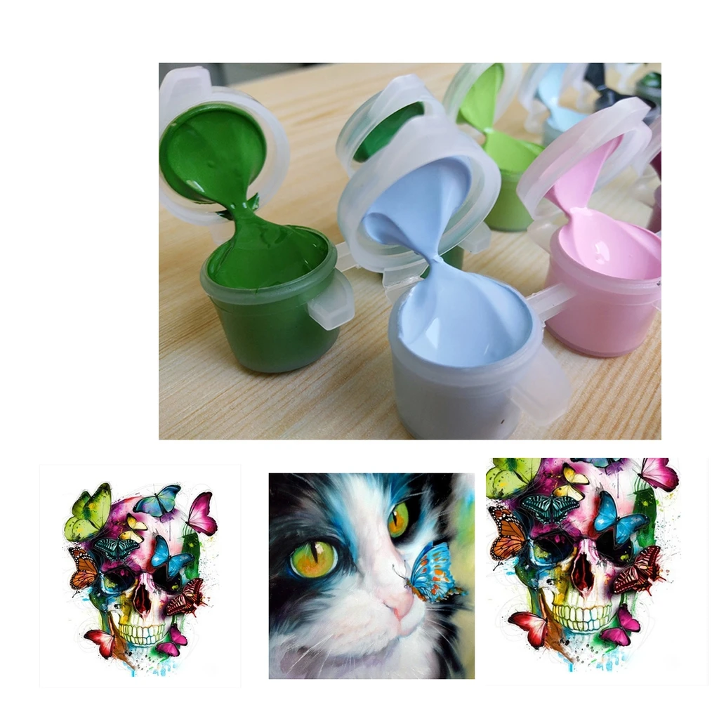 

DIY Paint By Number Kit Oil Painting on Canvas Wall Artwork Craft for Kid Adults