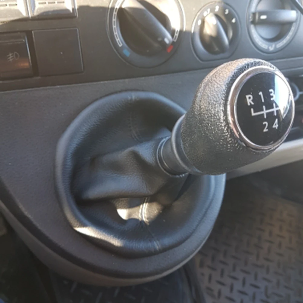 5 скоростей ручной черный набор ручки переключения передач защитный чехол для VW T5