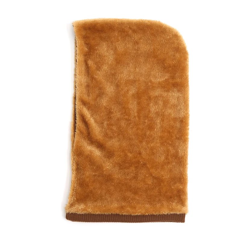 

2021 New Design Winter Cap Neck Scarf Ring Unisex Women Men Warm Knitter Head Scarves Solid Thick Fur Snood