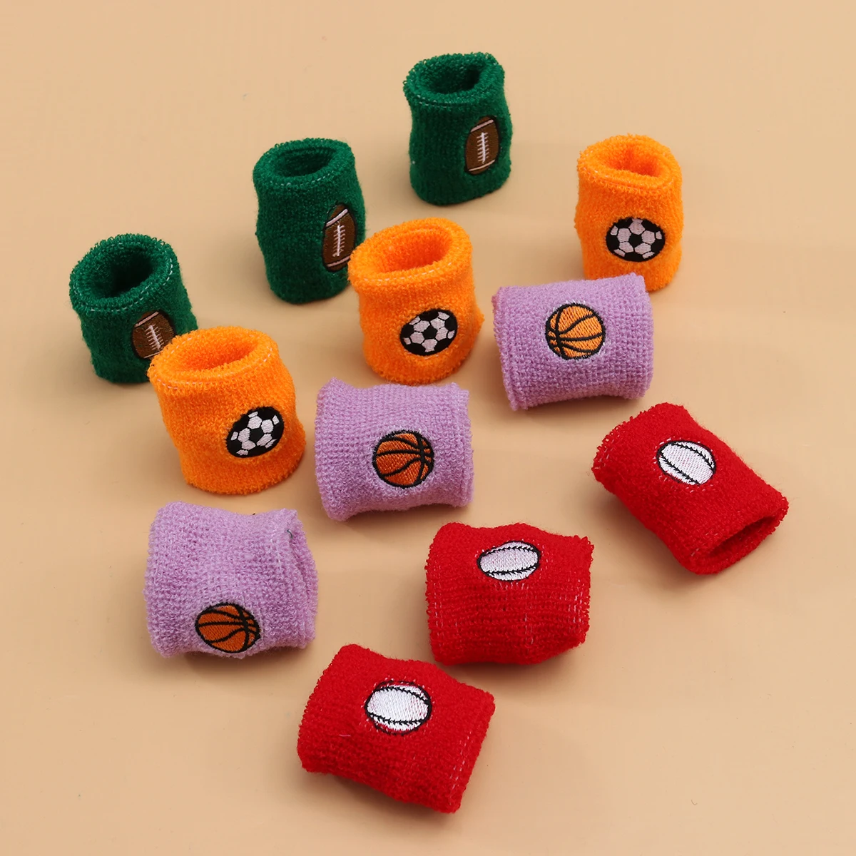 12 шт. спортивные браслеты эластичные портативные Вязание фитнес бег хлопок