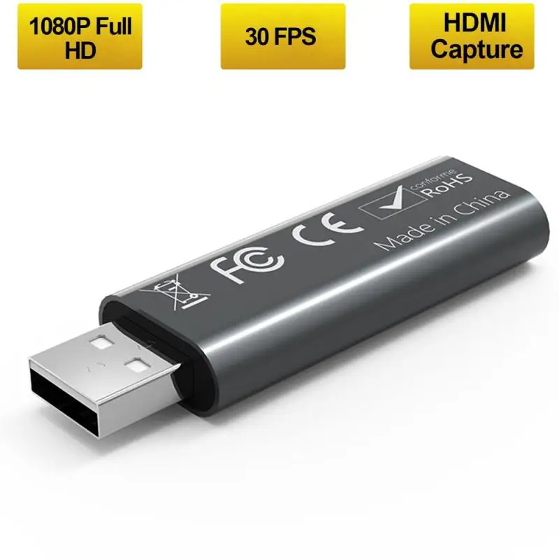 Мини карта видеозахвата USB 2 0 HDMI видео Захват коробка записи fr PS4 игра DVD