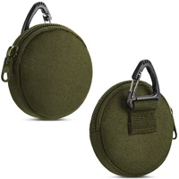 tactical coin pouch small coin purse keychain edc pouch accessories case little change wallet outdoor wireless headset pack