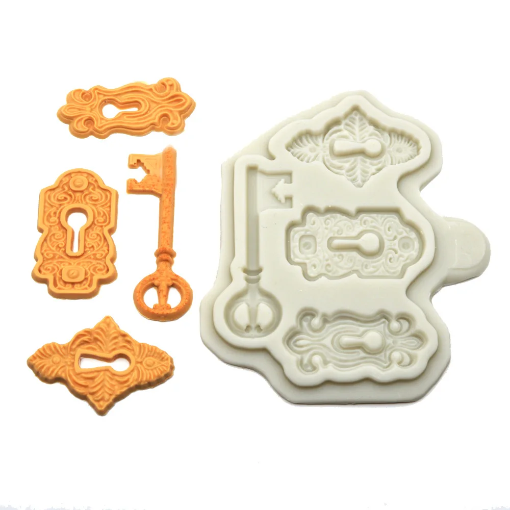 Антикварные ключи силиконовая форма для торта с мастикой сухая скорость сделай