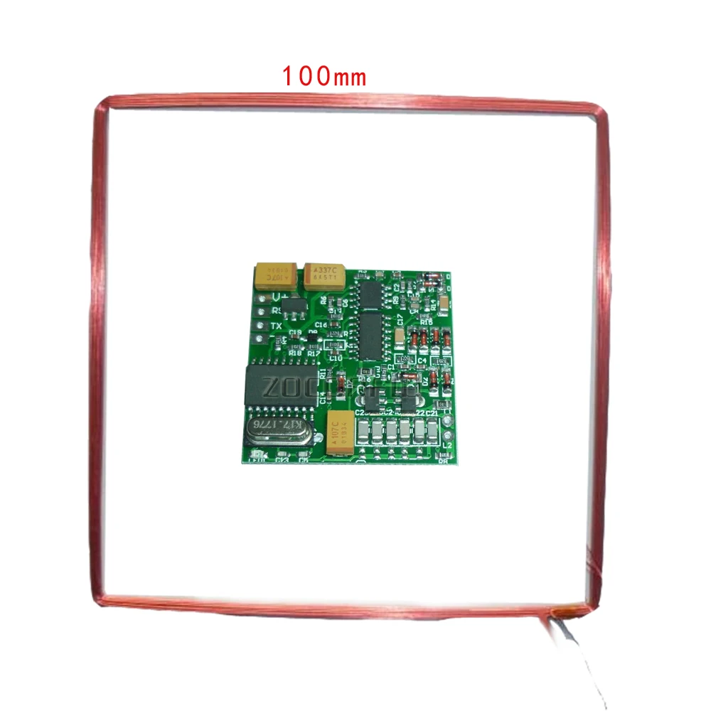 Модуль считывания ярлыков животных 125 134 2 кГц выход TTL AGV RFID FX B ISO11784 дальнее