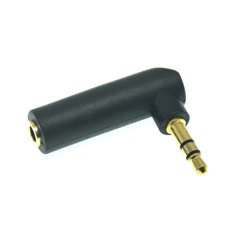 3.5mm Male to Female 90 Degree Right Angled Adapter Converter Headphone Audio Microphone Jack Stereo Plug Connector | Компьютеры и