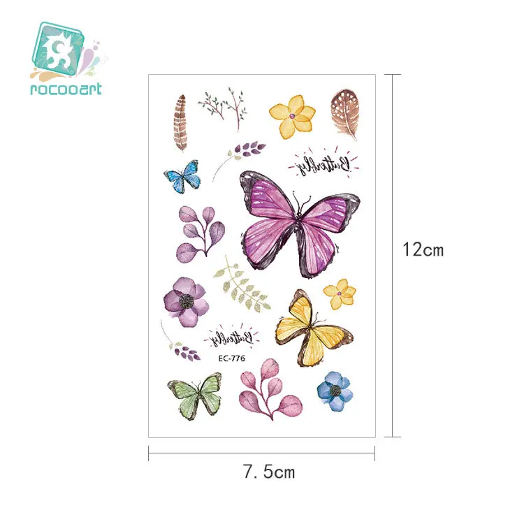 Новые водонепроницаемые детские тату наклейки Оригинальные милые цветные