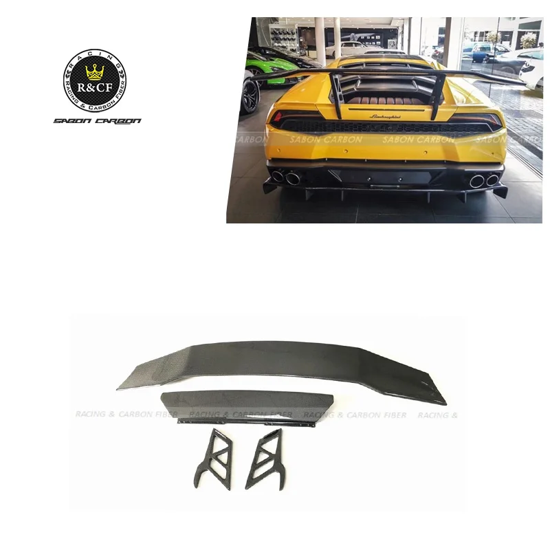Задний спойлер Huracan из углеродного волокна для Lamborghini LP610-4 2014-16 DMC /MSY style |