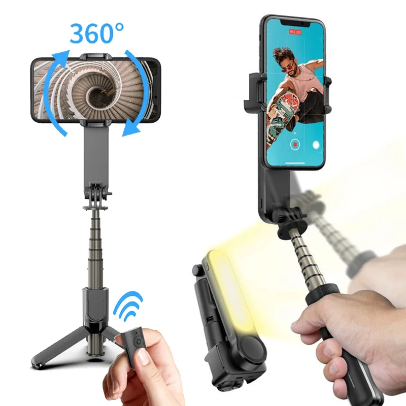 

Gimbal Stabilisateur Estabilizador Selfie Stick Fill Light Smartphone Baseus Handheld Action Kameralar Bluetooth Tripod Gymbal