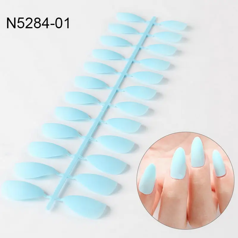 Популярные Накладные ногти матовые накладные для дизайна ногтей Матовые