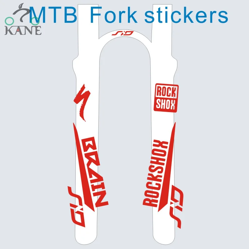 Комплект из 2 предметов/набор Rockshox мозга SID вилка Велосипедное колесо украшения